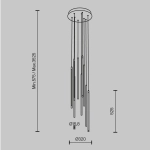 Подвесной светильник Луч света / Light stick 3000К 46Вт, MOD236PL-L54BS3K. TM Maytoni