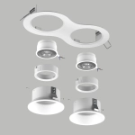 D6260606WMOD Светильник DOMINO ROUND под LED модуль/лампу МR16 (214626+214606+214606+214006+214006)