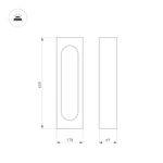 Светильник LGD-MUSE-BOLL-H650-12W Warm3000 (DG, 296 deg, 230V) (Arlight, IP65 Металл, 3 года)