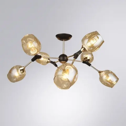 Люстра на штанге Arte Lamp SEPPIA A4211PL-8BK, 8хE27