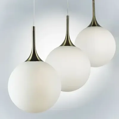 813031 Подвес GLOBO 1х40W E14 electroplating bronze/white Lightstar