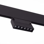ST364.446.06 Магнитный трековый светильник Черный LED 1*6W 4000K 532Lm Ra&gt;80 36° IP20 L120xW22xH108 48V