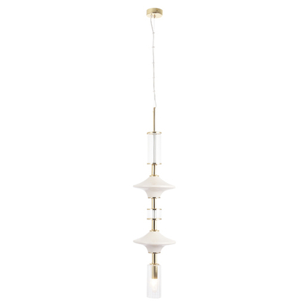 Светильник подвесной Crystal Lux VALENCIA SP1.3 GOLD 3290/201.3