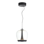 SL6014.423.01 Светильник подвесной ST-Luce Черный/Прозрачный, Черный LED 1*17W 3000K