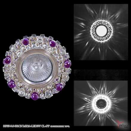 00755-9.0-001CN MR16+LED3W CL+PP светильник точ.