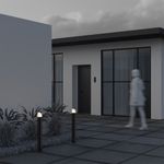 Ландшафтный светильник Пикадилли / Piccadilly E27х1 23Вт IP44, O018FL-01B. TM Maytoni