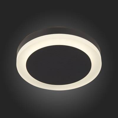 ST104.442.06 Светильник потолочный Черный LED 1*6W 4000K 468Lm Ra&gt;80 120° IP20 D110xH20 170-240V