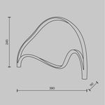 Настольный светильник Plons 3000К 12Вт, MOD283TL-L12BS3K. TM Maytoni