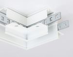 Коннектор угловой для встраиваемого шинопровода Magnetic GL3352 WH белый 85*85*H46.8