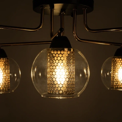 Потолочная люстра Arte Lamp MANCHESTER A7045PL-6BK, 6хE14