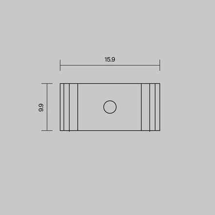 Комплект креплений (для профиля 25×42 и 35x51) 4 шт., ALM-2542-MT 642062. TM Maytoni