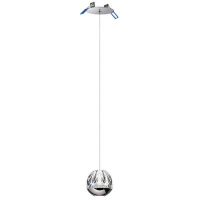 5100/5L L-VISION ODL25 хром/прозрачный/акрил Подвес "2 в 1" LED 5W 4000K 300Лм SONO