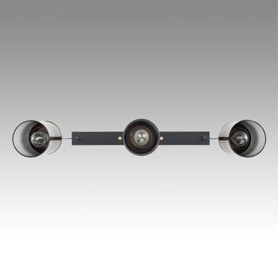 8101/3A COMFI LN25 черный/бронза металл/стекло Подвес Е14 3*40W 220V ISHA