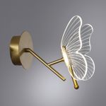 Настенный светильник Arte Lamp DARCY A2187AP-1GO, 1хLED