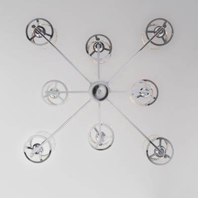 Умная потолочная люстра 60144/8 хром