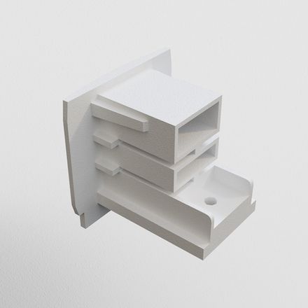 Заглушка торцевая Trinity белый, 1шт, TRA005EC-31W. TM Maytoni