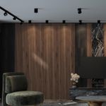 358946 OVER NT22 418 черный Светильник накладной светодиодный IP20 LED 4000К 18W 220V EDDY