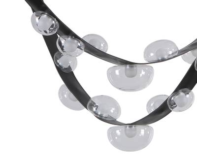 08460-300,19(21) Подвес Дэлви черный L300 Led 21W (3000K)