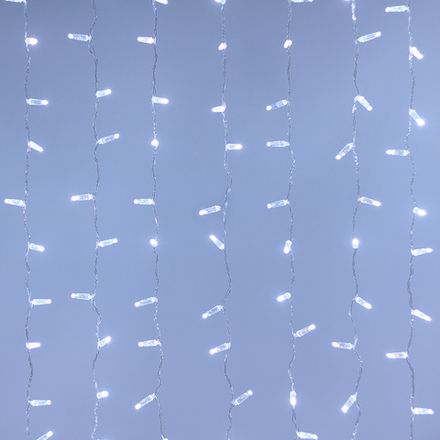 Светодиодная гирлянда ARD-CURTAIN-CLASSIC-2000x3000-CLEAR-760LED White (230V, 60W) (Ardecoled, IP65)