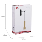 86211-9.2-001LD GU10 BK+GD светильник точечный Reluce Technical, GU10х1