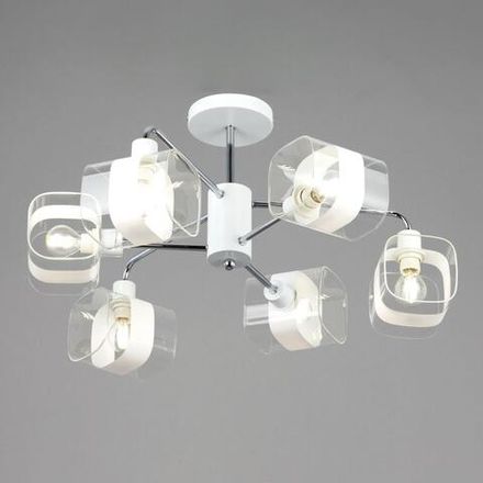 Citilux Бертон CL140160 Люстра потолочная Белая
