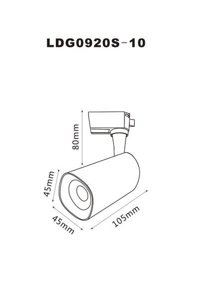 Трековый светильник Arte Lamp BARUT A4561PL-1BK, LED