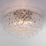 Умный потолочный светильник с фактурным стеклом 380/8