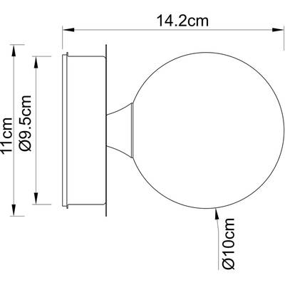 Настенный светильник Arte Lamp AQUA-BOLLA A5663AP-1CC, 1хG9