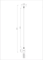 Подвесной светильник Arte Lamp MARK A7047SP-1BK, 1хE27