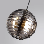 5041/12L L-VISION ODL24 543 черн./золото/дымчатый/металл/стеко Подвес LED 12W 4000К 1526Лм TRONI