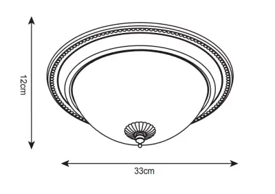 Потолочный светильник Arte Lamp PORCH A1305PL-2AB, 2хE27