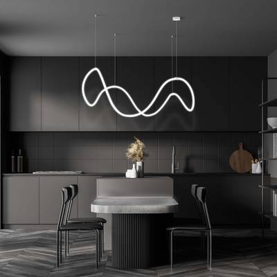 Подвесной светодиодный светильник CCT с пультом управления 90288/1 белый, LED