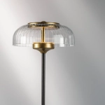 738773 Торшер ACRILE 7W LED 263LM 120G ЗОЛОТО/ЧЕРНЫЙ 3000K