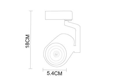 Трековый светильник Arte Lamp TRACCIA A2310PL-1BK, LED