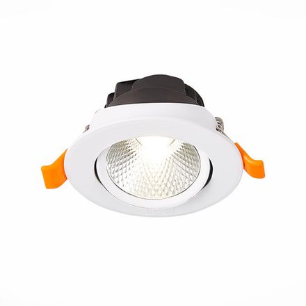 ST211.538.06.24 Св-к встр. Белый LED 1*6W 3000K 480Lm Ra80 24° IP20 D86xH50 220-240V