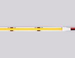Светодиодная лента GS4701 COB 480Led/ 12W m/ 24V IP20 3000K/ 5000*8*1.54mm/ кратность резки 50mm (2 конт.)