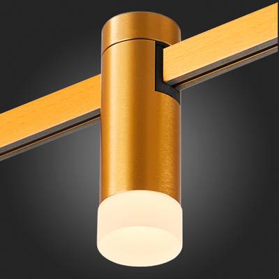 ST812.206.03 Магнитный трековый светильник FARM Золотистый LED 1*3W 3000K 93Lm Ra90 120 IP20 D29xH90 24V