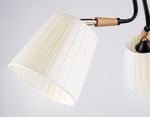 Светильник потолочный TR4731/3 BK/LWD черный/светлое дерево E27/3 max 40W D610*270