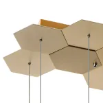 750263 Люстра подвесная FAVO LED-80W 3840LM Satin Gold 4000K Lightstar