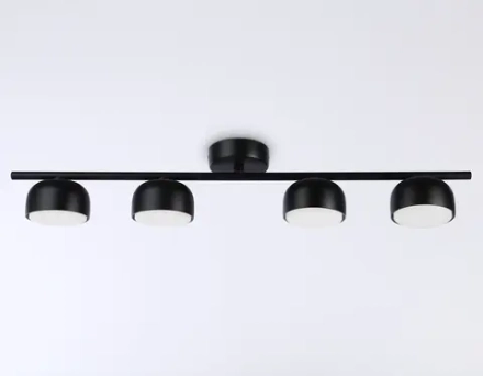 Светильник накладной TN71029/4 BK черный GX53/4 max 12W 600*80*140
