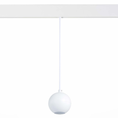 ST354.543.12 Магнитный трековый светильник подвесной белый LED 1*12W 4000K 750Lm Ra>80 36° IP20 D100xH92 48V