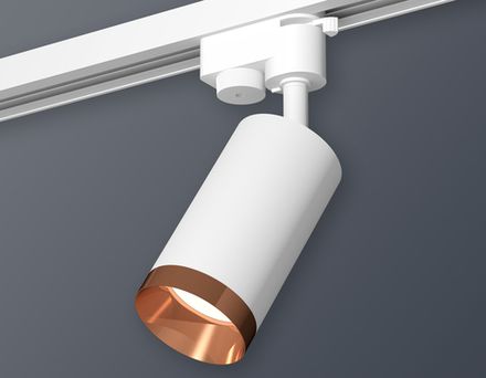Комплект трекового светильника XT6322065 SWH/PPG белый песок/золото розовое полированное MR16 GU5.3 (A2520, C6322, N6135)