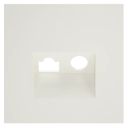VLS002713 Накладка для розетки TV+RJ45 кат. 6, S70 (хлопок). (ТМ Maytoni)