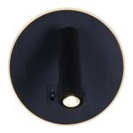 86203-9.2-001KT LED12W+USB BK светильник настенный