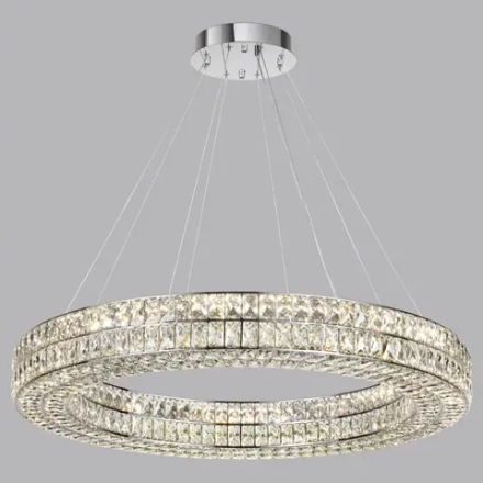 4927/98L L-VISION ODL24 583 хром/металл/хрусталь Люстра LED 98W 4000K 5850Лм PANTA