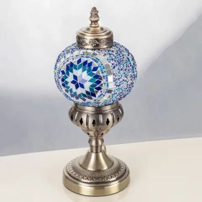 CL419816 Каир Мозаика Синяя Св-к Настольный