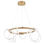 Подвесная люстра Arte Lamp KLIMT A2850LM-75PB, 1хLED