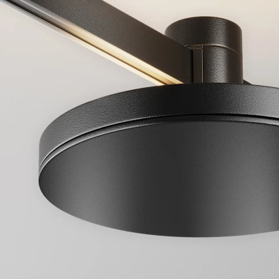 Трековый светильник Плато / Plato Flarity 3000K 7Вт 120°, TR152-1-7W3K-B. TM Maytoni