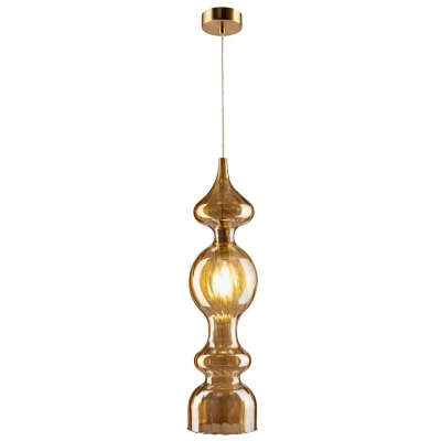 Светильник подвесной Crystal Lux IRIS SP1 A AMBER 2070/201