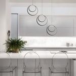 Подвесной светильник 90308/3 черный, LED